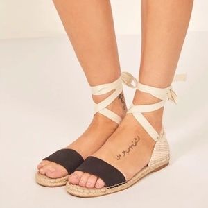 NWT Reformation Lily Espadrille Sandal